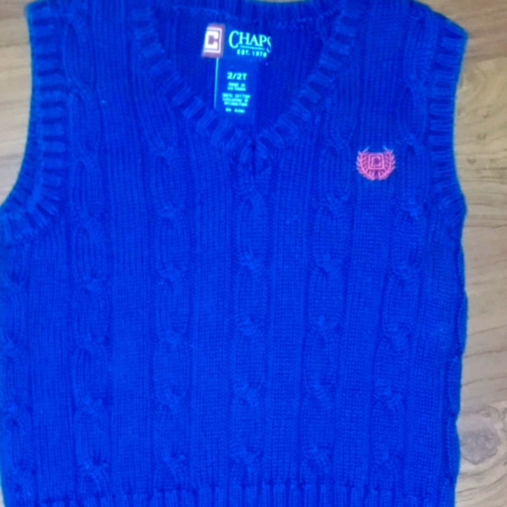 Champs RALPH LAUREN KNIT PULLOVER VEST SZ 2T boys